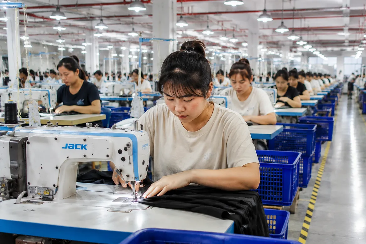 Backpack production line